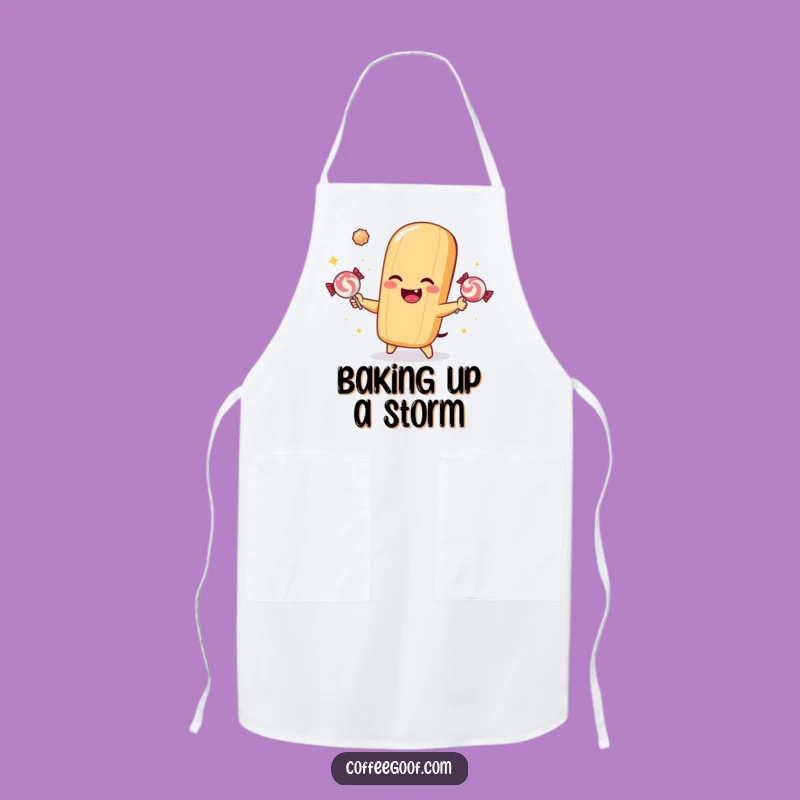 Funny Baguette Juggling Candy Apron: Cook with Sweet Style!