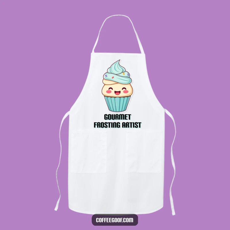 Funny Cupcake Frosting Apron - Kitchen Fun for Sweet Bakers