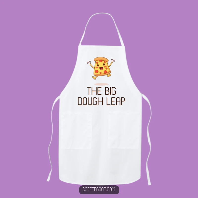 Funny Pizza Leap Apron - Perfect Kitchen Wear for Happy Cooks