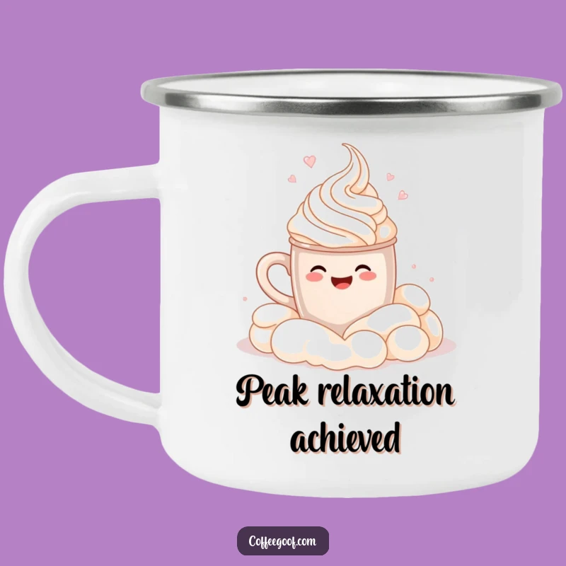 Funny Cocoa Mug Cannonball Camping Mug: Durable Whipped Cream Cup, Outdoor Gift
