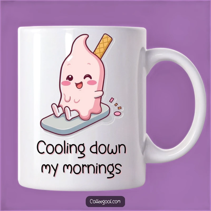 Funny Melting Ice Cream Mug: A Hilarious Gift Idea for Any Dessert Lover!