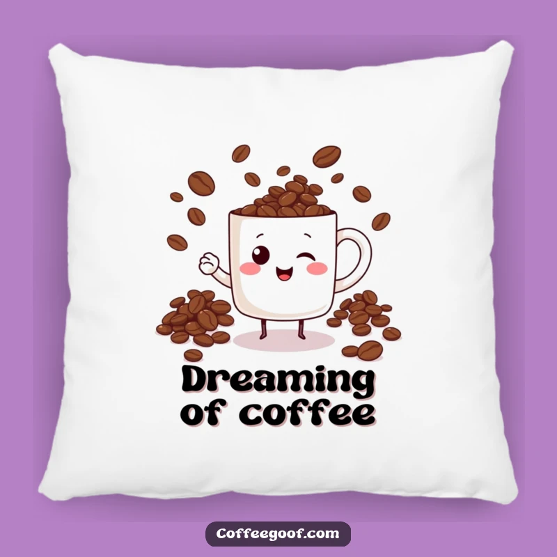 Funny Juggling Coffee Mug Pillow: Sip and Snuggle in Style!