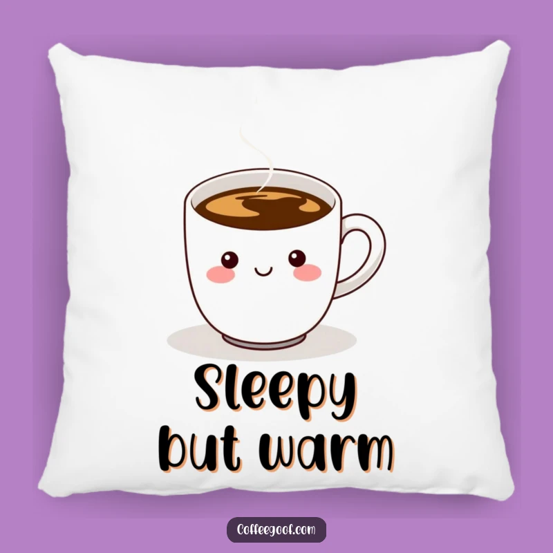 Funny Coffee Cup Pillow: Soft Steaming Handle Design, Comfy Decorative Gift