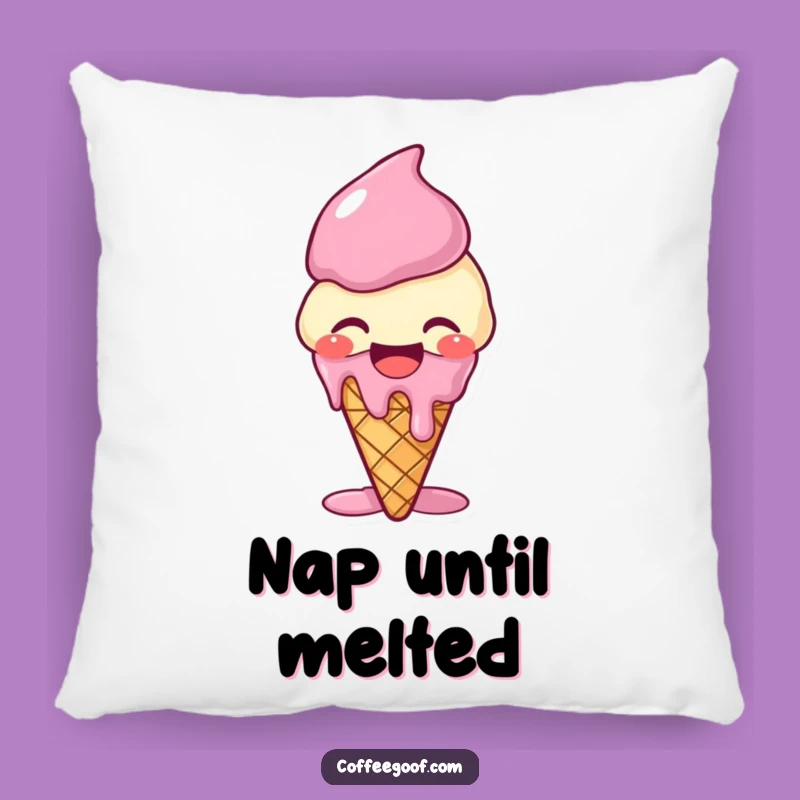 Funny Giggling Ice Cream Pillow - Cozy Melts, Ideal Funny Gift