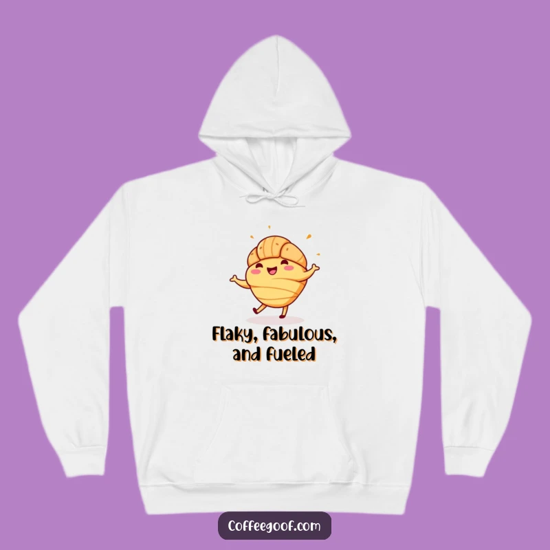 Cozy Funny Croissant Jig Hoodie: Snuggle Up with this Adorable Pastry Pal