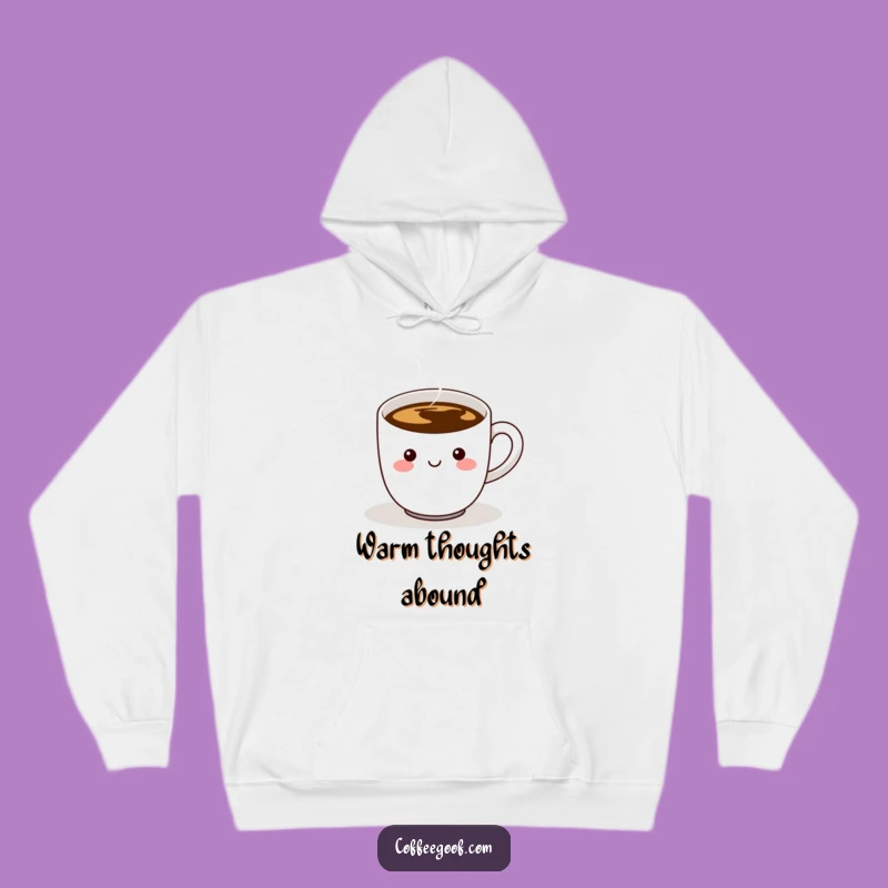 Funny Coffee Cup Hoodie: Cozy Steaming Handle Design, Perfect Warm Gift for Coffee Fans