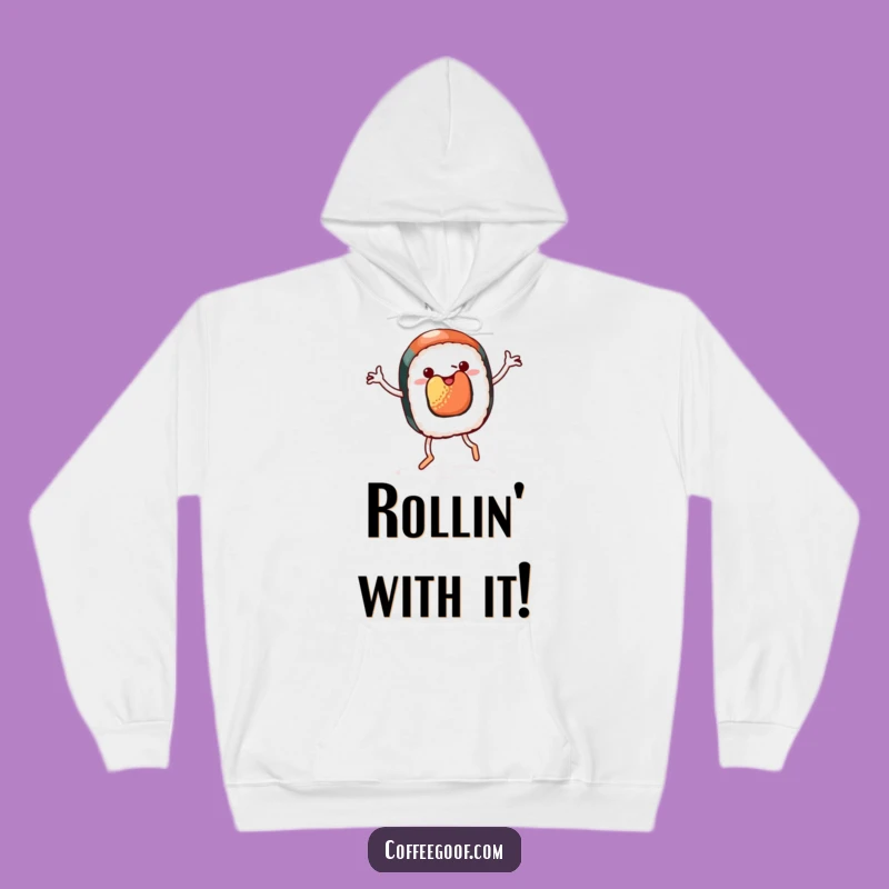 Funny Sushi Jig Hoodie - Cozy Foodie Apparel, Hilarious Sushi Gift
