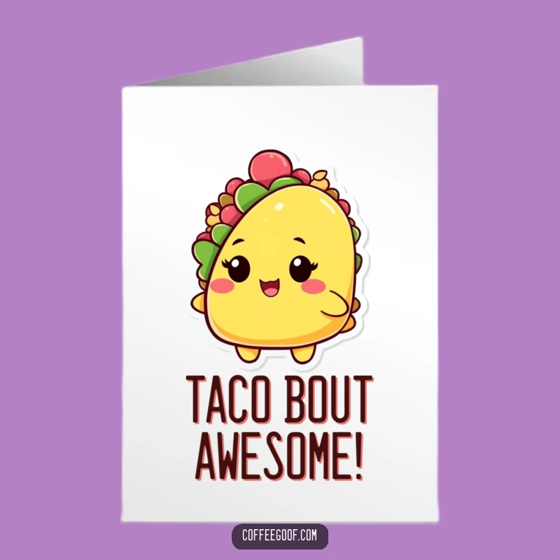 Free Printable Congrats Card: Winking Taco, Fiesta Win, Instant Downloadable Gift