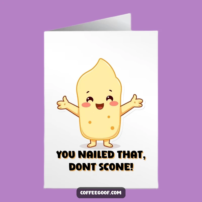 Free Printable Scone Congratulations Card - Warm Wishes Downloadable!