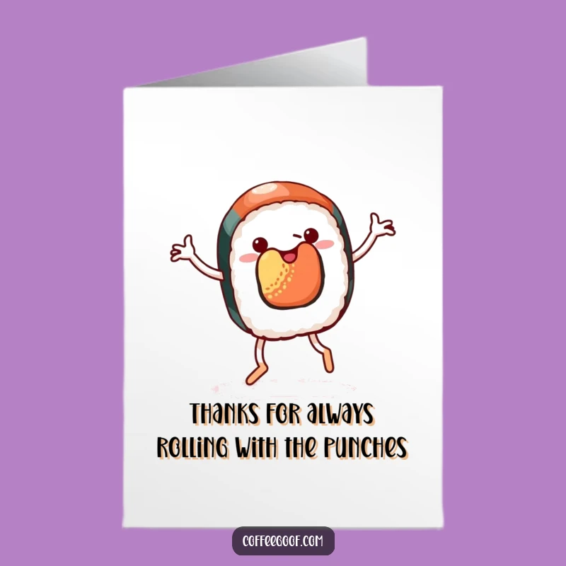 Free Printable Thank You Card: Jigging Sushi Says Thanks with Gusto!