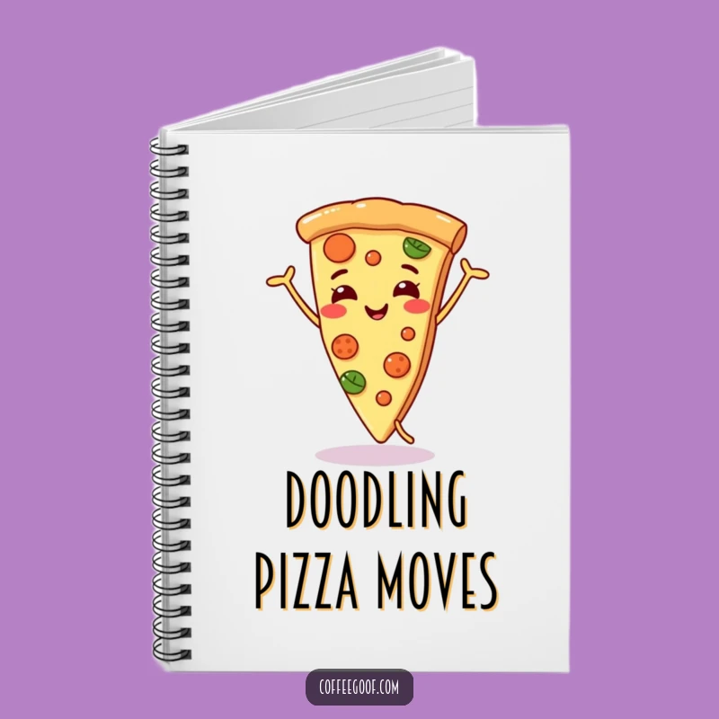 Funny Pizza Dance Notebook - Groovy Notes, Perfect Funny Gift