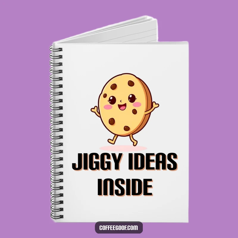 Funny Cookie Jig Notebook: Cheerful Baked Character for Sweet Notes