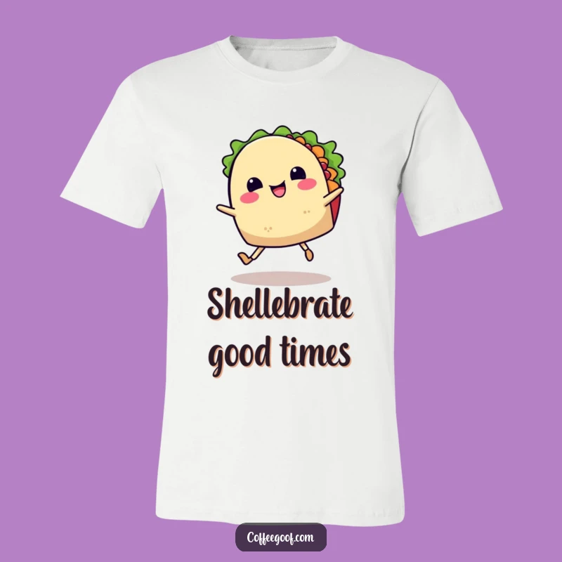 Funny Happy Taco Jig T-Shirt: Dancing Food Fun, Hilarious Fiesta Wear