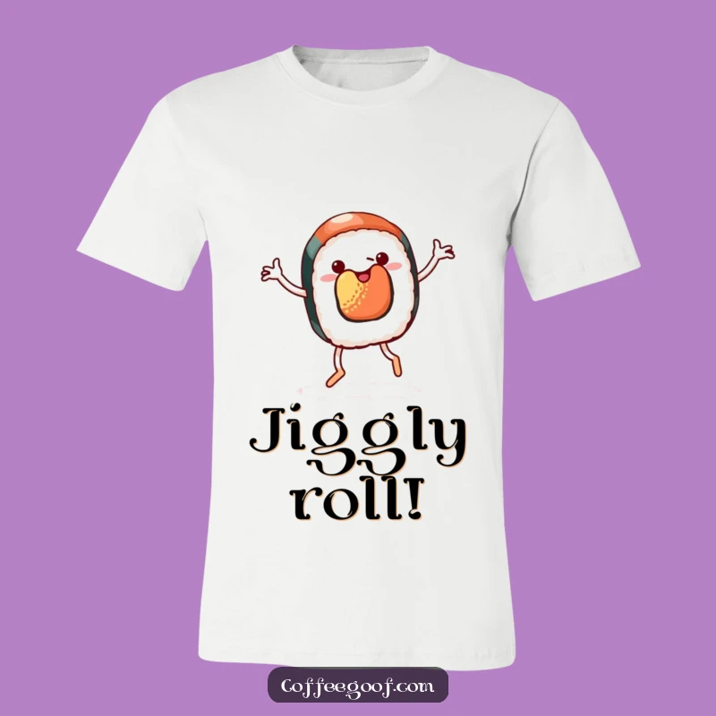 Funny Sushi Jig T-Shirt - Playful Foodie Apparel, Hilarious Gift