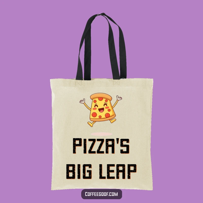 Funny Pizza Leap Tote Bag - Spoil Yourself with This Cheerful Accessory